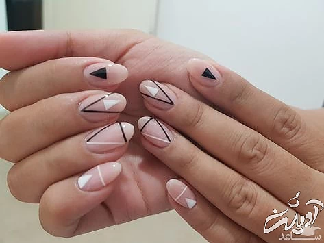 دیزاین ناخن مینیمال